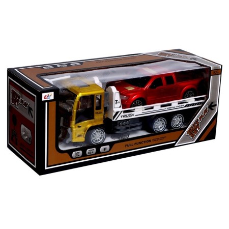 Avtobos radio -controlled truck, with a machine, works from the MIX battery-9