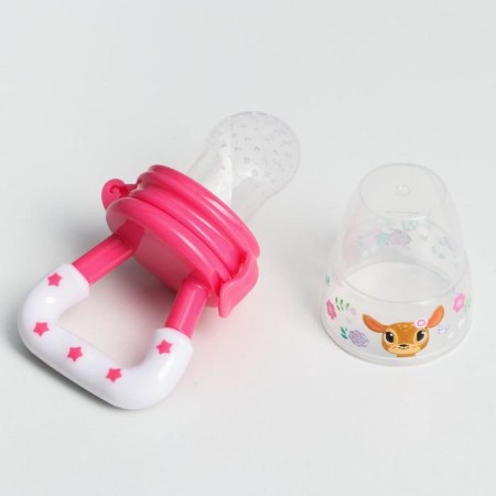 Nibbler (nipple for feeding), with silicone mesh "deer"-2