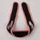 Textile mask to correct the oval of the face, on Velcro, black/pink color