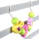 Stretching to the crib/stroller "Funny animals", 3 toys, crumb me