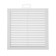 Grate Ventilation RVS RV, 192x192s, 192x192 mm, invoice, with a grid, stiff