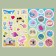 Stickerbook "Tune in to the Positive", 8 sheets, 14 x 21 cm