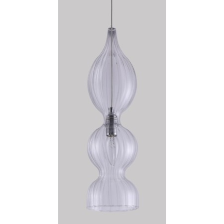Suspended lamp Crystal Lux, Iris 2075/201, E14, 1x60 W, 47x13x13 cm, chromium color-2