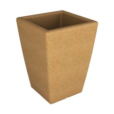 Кашпо Flox, 50 × 50 × 68 см, объём 43 л, цвет песочный гранит