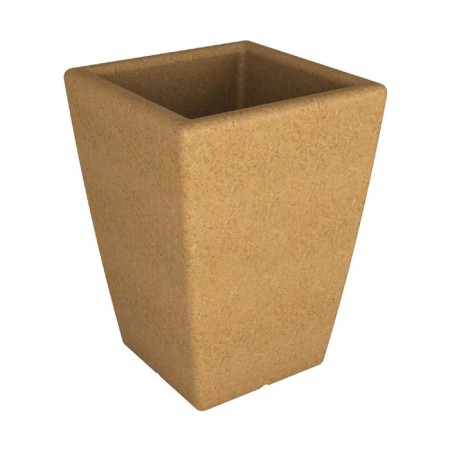 Kashpo Flox, 50 × 50 × 68 cm, volume 43 l, color sand granite
