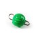 Cargo Cheburashka painted collapsible Yaman 10 pcs., 2 g, green