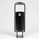 Urna Street "Saturn" 28 l, 104 x 31 x 26.5 cm, black, tank 0.6 mm