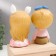 Souvenir Polystone "Bucks in the cap and a girl with a bow" dl. legs, set 2 pcs 6x7x17 cm