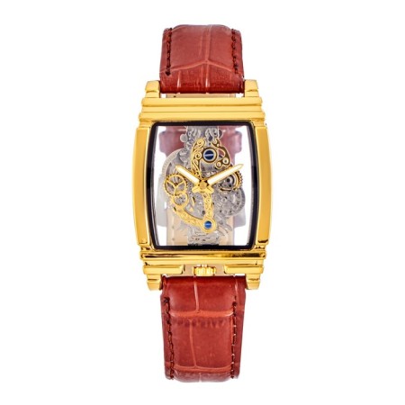 Men's wrist watches, dial 5.1 x 3.4 cm, strap L-26 cm, 3 atm, brown-2