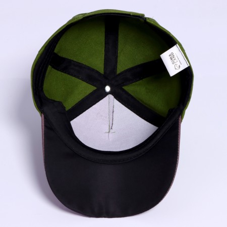 Children's cap for the boy Military, the color is green, Rr. 54-9