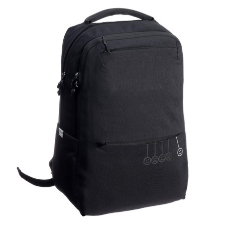 Youth backpack 43 x 29 x 15 cm, Grizzly, ergonomic back, laptop department, black-1
