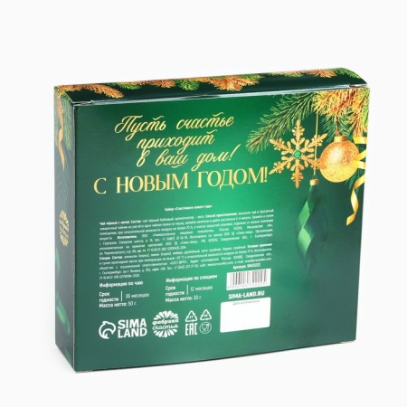 Gift set of "Happy New Year" tea 50 g, spices-5