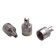 Caps on the tire valve with a key, chrome, metal, 60 pcs., AVC-60-04