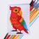 Cross -embroidery "Parrot", a set for creativity, 14 x 10 cm