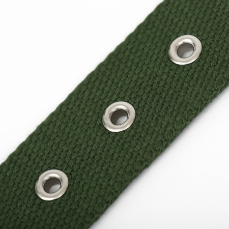 Semilant canvas collar, 72 x 3.5 cm, khaki-5