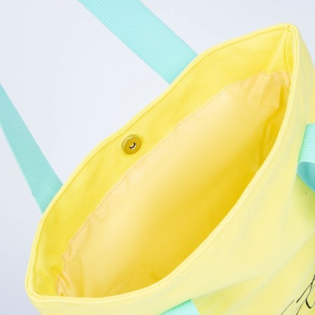 Bag Schoper BE Nice, 35 x 30 cm, with a lining, on a button, yellow-6