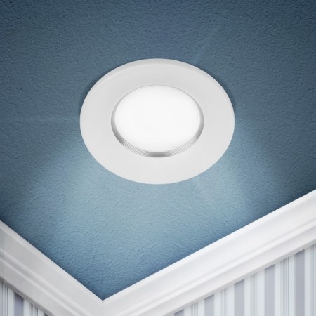 Lamp Built -in era KL107, IP20, 12W, 85x25 mm, white/silver color
