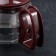Glass teapot “Bruno”, 750 l, 16 × 11.5 × 13 cm, with metal sieve, brown color