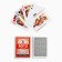 Plastic playing cards "8012", 54 pcs, 28 μm, blue, 6.3 x 8.8 cm
