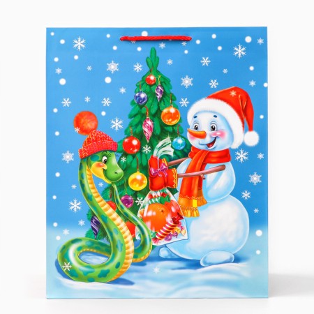 Gift package "Snake and Snowman", 26 x 32 x 12 cm-1