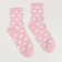 Women's socks "peas", light pink color, size 23-25