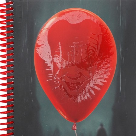 Note book A5, 96 sheets in the cage on the crest "Red Ball", solid cover, matte lamination, selective varnish, block 60 g/m2-3