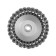 Metal brush for ushm tundra, twisted wire, "cup", M14, 150 mm