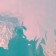 Iridiscent "pink cloud" film, 0.5 x 5 m