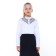 School blouse for a girl, white color, height 122 cm