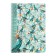 A4 notebook, 80 sheets in a cage on the crest of Floral Collection, covered Cardboard, matte lamination, block 65 g/m2, 4v mix