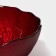 Glass fluid "Flora", d = 14 cm, red color