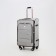 Small suitcase 24 "On the zipper, code castle, with extension, the color is gray