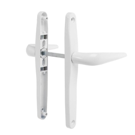 The headset of the pressure with a spring 85/25 white handle 03 Ral9016 without a hole for a cylinder