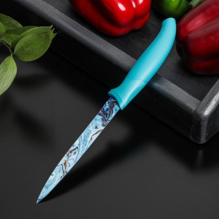 Kitchen knife with anti -wagoning coating of the “epoxide” shares, universal, blade 12.5 cm-1