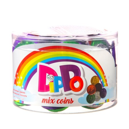 DIPPO coins, colored with cocoa 4.5 g