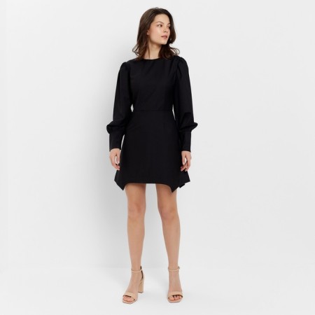 Women's dress Minaku: Casual Collection Black Color, Rr. 48-1