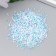 Glass beads 11/0 "matte. Melange Blue" 10 g