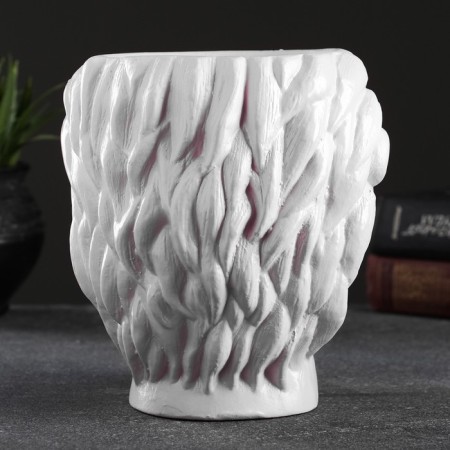 Kashpo - organizer "Einstein" white, 1.6l/ 16x15cm-2