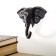 Decorative metal hook "Elephant" 12x13x5 cm