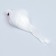 Artificial fur mouse, 5 cm, white