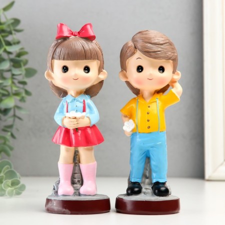 Souvenir Polystone "Youth" set 2 pcs 6.5x6.8x19, 6.5x6.8x19 cm