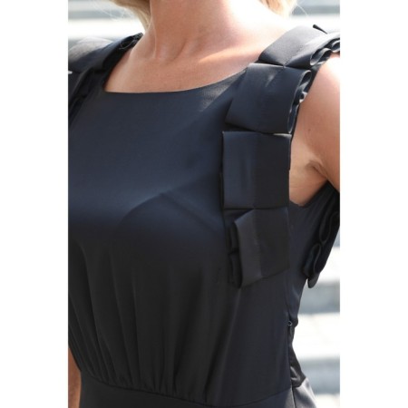 Women's dress, size 44, black color-14
