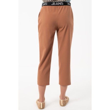 Female trousers, size 42, brown color-2