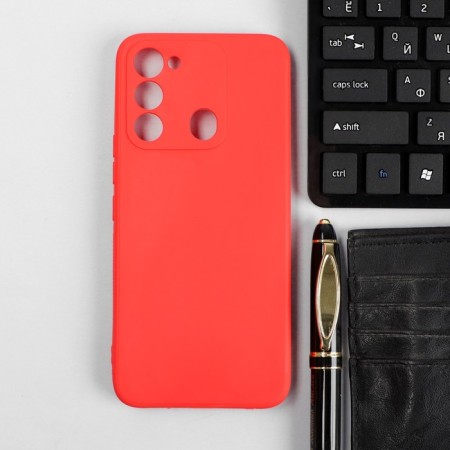 Red Line Ultimate case for Tecno Spark 8c, silicone, red