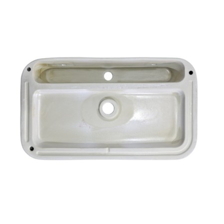 Haller shell Comforty 78574-70, rectangular, white color, 70 cm-4