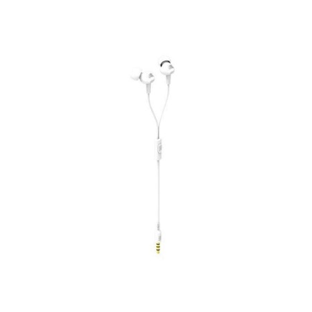 Headphones JBL C100SI, vacuum, microphone, wired, 1.2m, white-1