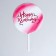 Topper "Happy Birthday", pink color