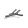 Handle button Cappio "branch", color old silver