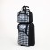 Small Small suitcase 20 "with a bag, a lightning department, with an extension, the color is black