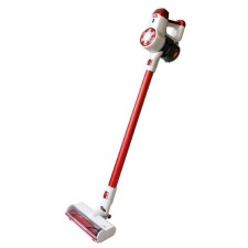Vacuum cleaner JVC JH-VS120, vertical, 140W, 500 ml, battery, red color